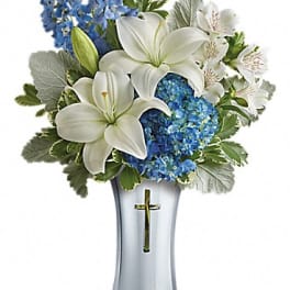 Teleflora's Skies of Remembrance Bouquet
