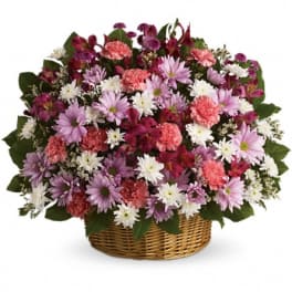 Rainbow Reflections Basket
