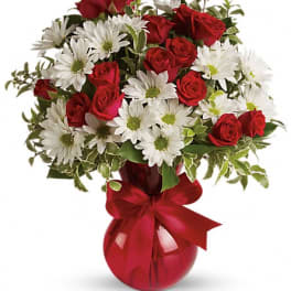 Red White And You Bouquet by Teleflora