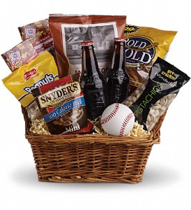 Take Me Out to the Ballgame Basket in Cibolo TX, Jo's Flowers and Gifts